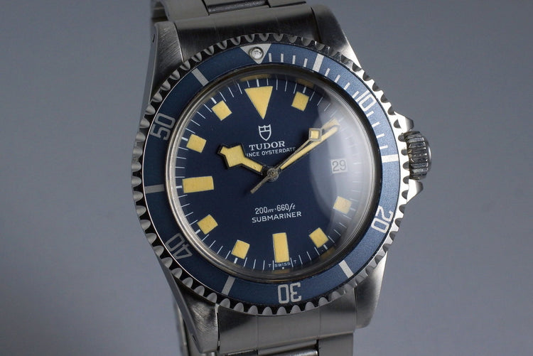 1979 Tudor Blue Submariner 94110 Snowflake