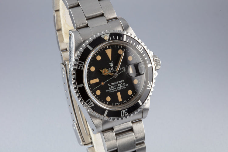 1979 Vintage Rolex Submariner 1680 with Box and Papers