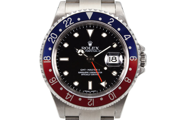 2006 Rolex GMT II 16710 with Box and Papers