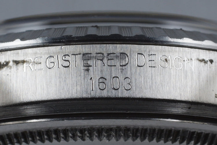 1971 Rolex DateJust 1603 with Gray ‘Wide Boy’ Sigma Dial