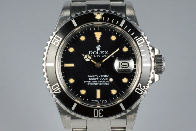 1987 Rolex Submariner 168000