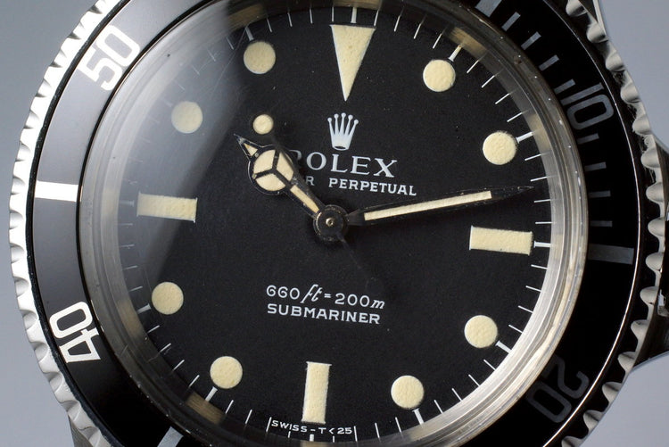 1971 Rolex Submariner 5513 Serif Dial