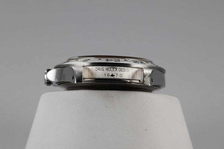 1997 Rolex Explorer II 16570 Black Dial