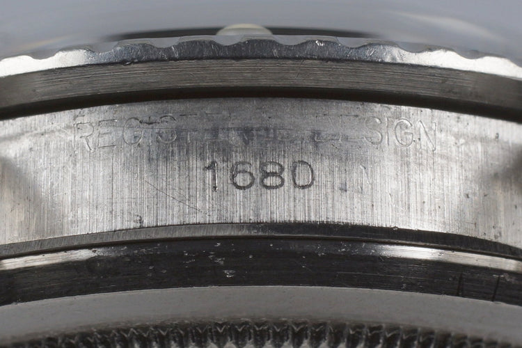 1970 Rolex Red Submariner 1680 Mark V Dial with RSC Papers