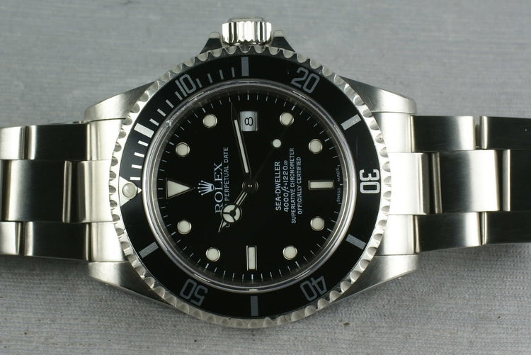 Rolex Sea Dweller 16600 with Box and Guarantee Paper