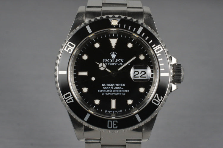 1995 Rolex Submariner 16610