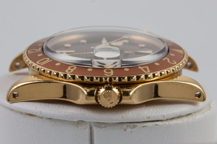 1971 Rolex 18K YG GMT 1675 with Rootbeer Dial