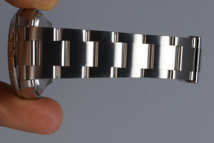 2007 Rolex Air King 114200 Silver 3/6/9 Dial