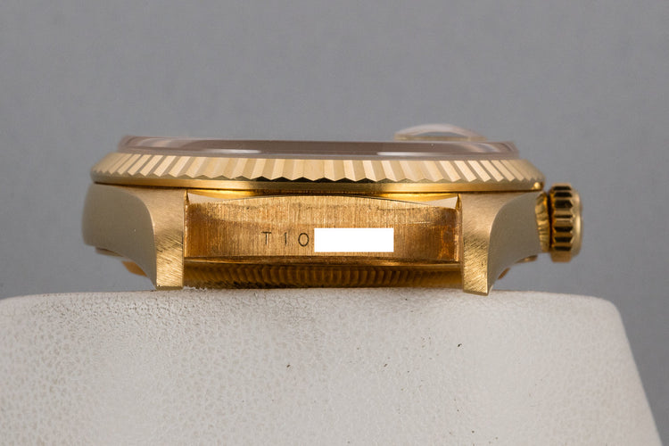 1995 Rolex 18K YG DateJust 16238 Champagne Dial