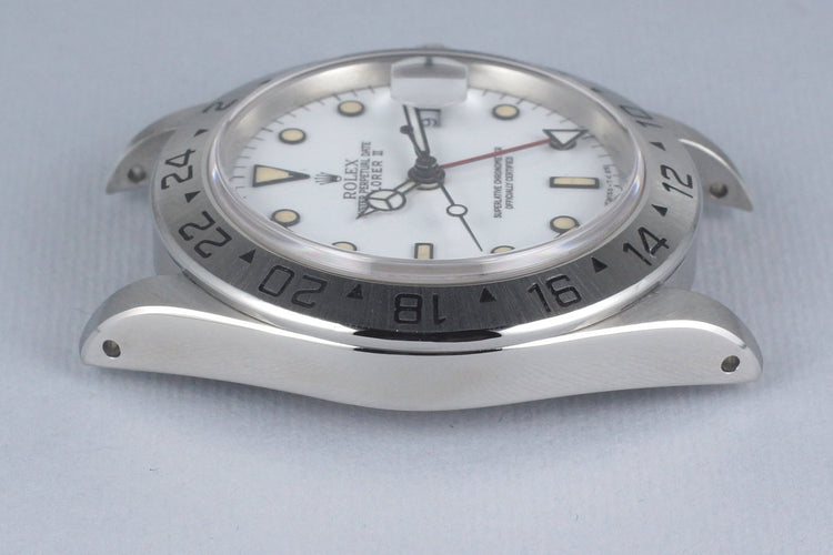 1991 Rolex Explorer II 16570 White Dial