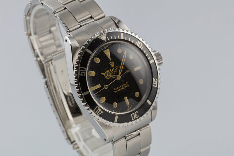 1963 Rolex Submariner 5513 Gilt Underline Dial with PCG