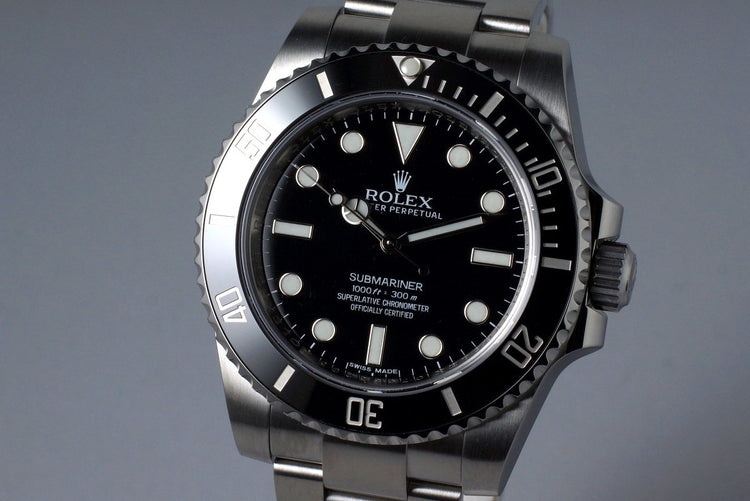 2016 Rolex Submariner 114060
