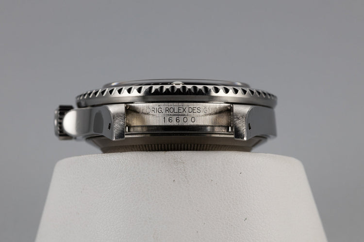 1999 Rolex Sea-Dweller 16600 with SWISS Only Dial