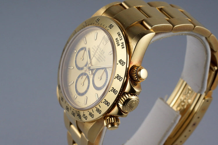 1990 Rolex YG Zenith Daytona 16528