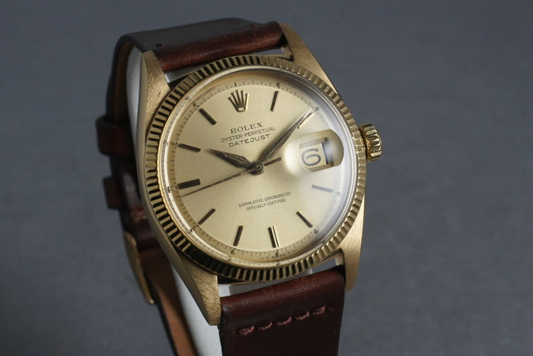 1957 Rolex Datejust 18K 6605