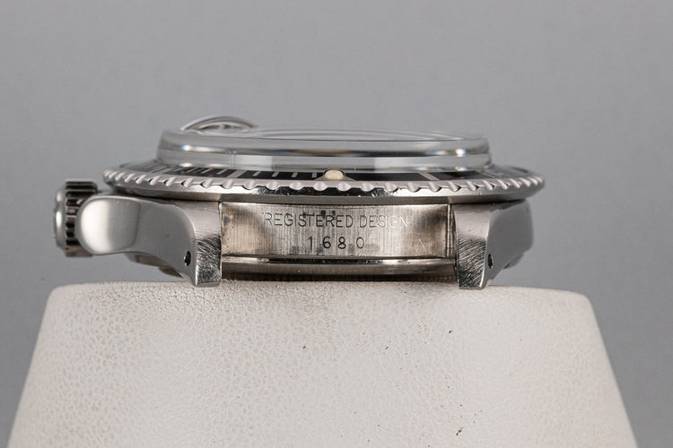 1971 Rolex Red Submariner 1680 MK IV Dial with Box and Service Papers