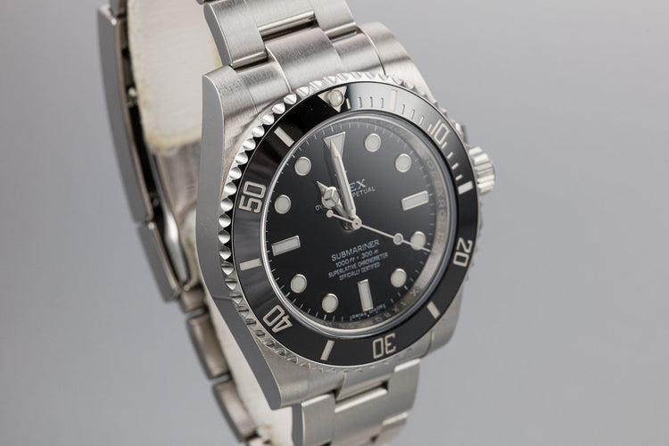 2017 Rolex Submariner 114060 with Box and Papers
