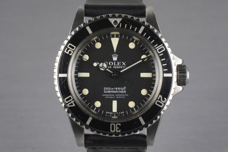1967 Rolex Submariner 5512 4 Line Dial