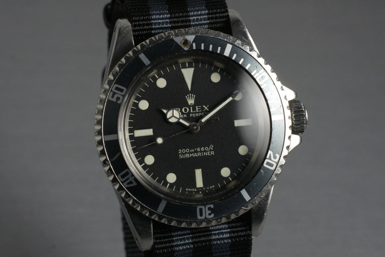 1967 Rolex Submariner 5513 Meters First
