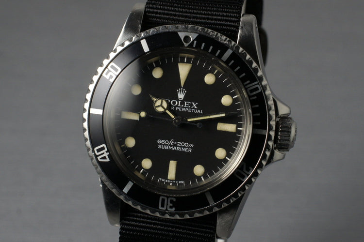 1978 Rolex Submariner 5513 Mark I Maxi Dial