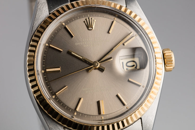 1971 Rolex Two-Tone DateJust 1601 Brown Dial