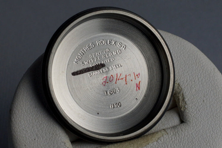 1970 Rolex DateJust 1603 Blue Dial