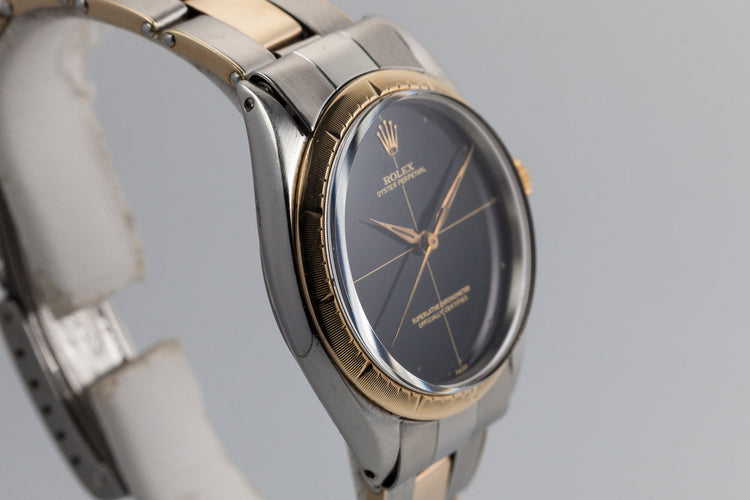 1965 Rolex Oyster Perpetual Two Tone 1008 Zephyr Dial