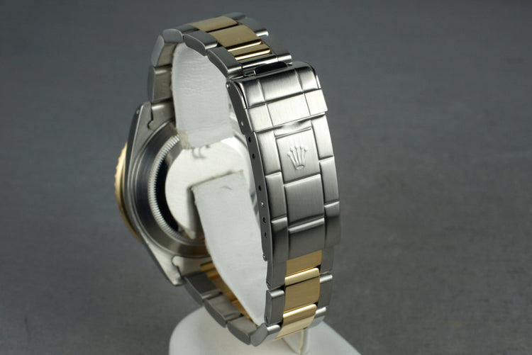 1999 Rolex 18K/SS Submariner 16613 Serti Dial