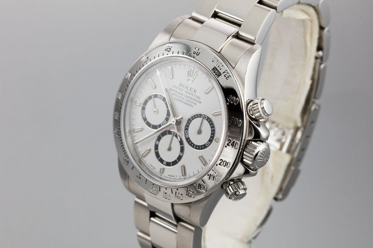 1991 Rolex Zenith Daytona 16520 with Rolex Service Papers