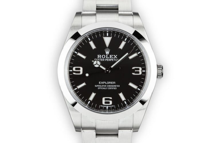 2017 Rolex 40mm Explorer 214270 with Box and Papers