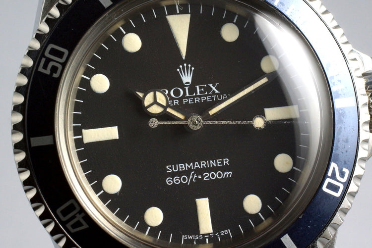 1981 Rolex Submariner 5513 Mark IV Maxi Dial
