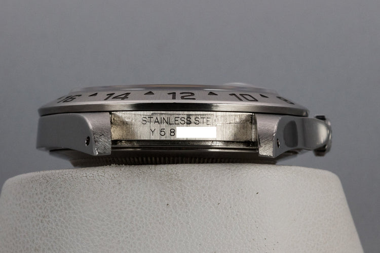 2002 Rolex Explorer II 16570 White Dial