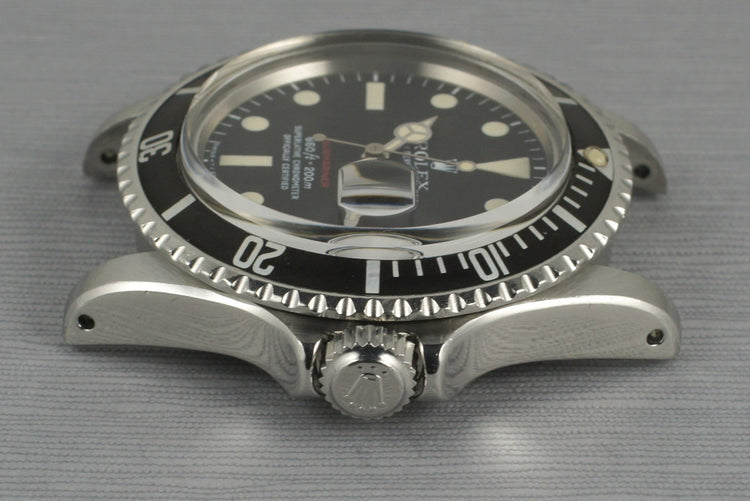 1972 Rolex Red Submariner 1680 Mark V Dial with Box and Papers