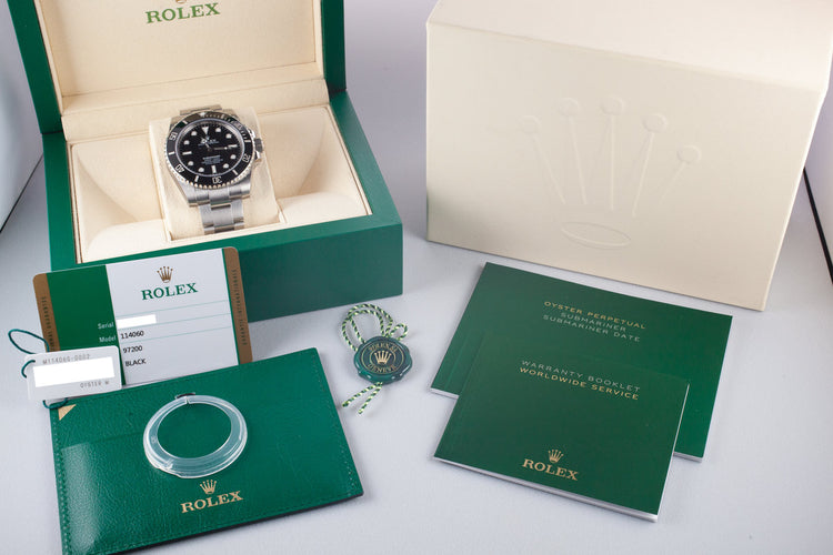2018 Rolex Ceramic Submariner 114060 with Box and Papers