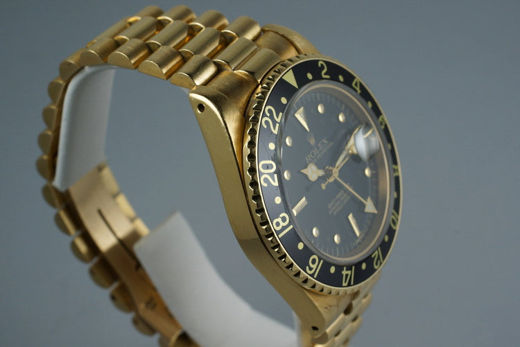 1981 Rolex YG GMT 16758