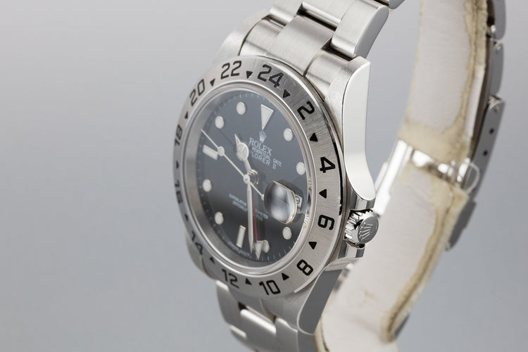 2003 Rolex Explorer II 16570 Black Dial