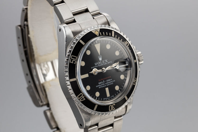 1971 Rolex Red Submariner 1680 with Mk V Dial