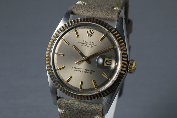 1969 Rolex Two Tone DateJust 1601 with Brown Dial