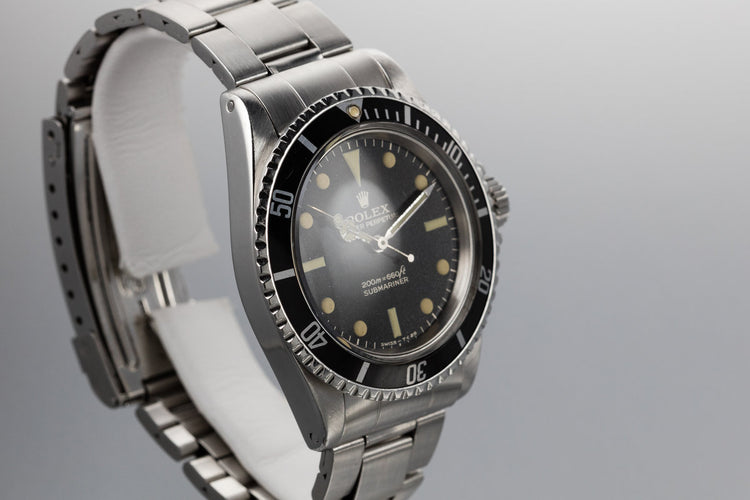 1967 Rolex Submariner 5513 Gilt "Bart Simpson" Dial with Night Sky Patina