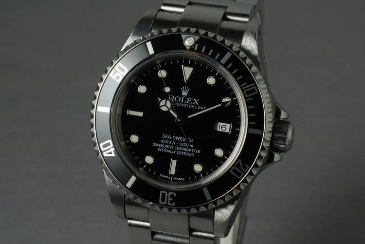 2001 Rolex Sea Dweller 16600