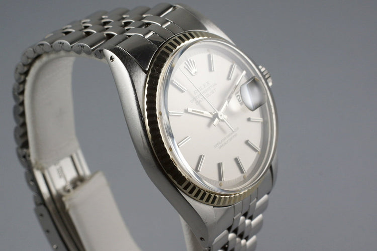1972 Rolex DateJust 1601 Matte Silver Dial