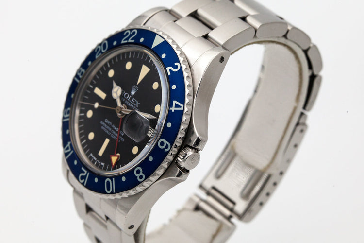1977 Rolex GMT 1675 Blueberry Radial