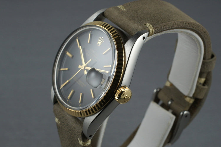 1978 Rolex Two Tone DateJust 16013 with Black Dial