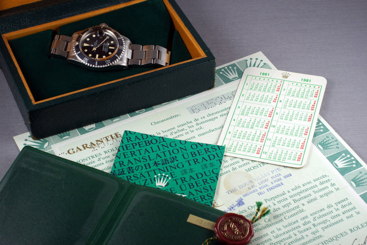 1979 Rolex Submariner 1680 with Box and Papers