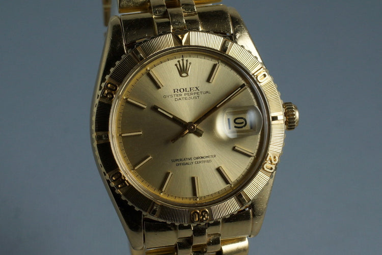 1973 Rolex YG DateJust Thunderbird 1625