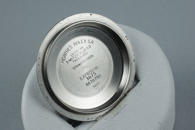 1968 Rolex GMT 1675 with Service Case