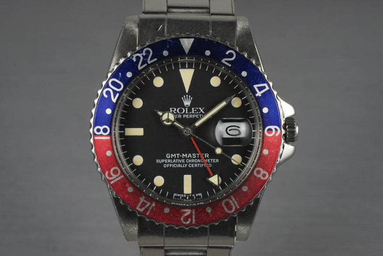1963 Rolex GMT 1675 PCG