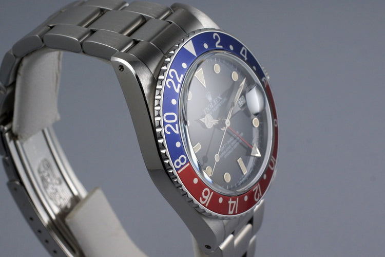 1987 Rolex GMT 16750 with Spider No-Date Dial