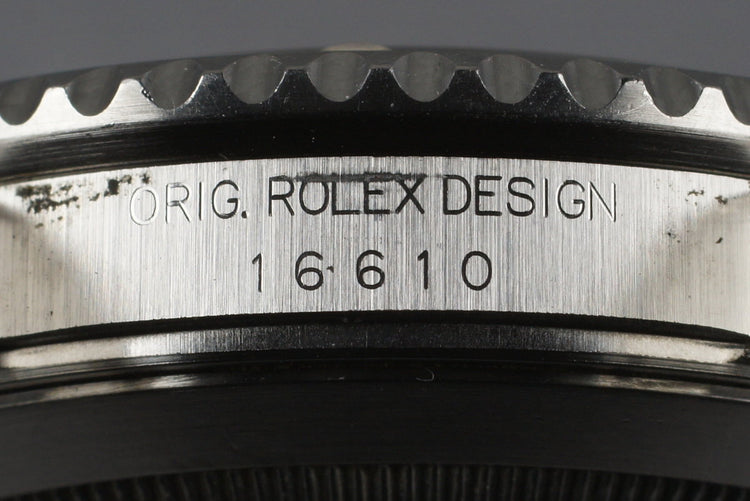 1995 Rolex Submariner 16610 with Box and Papers