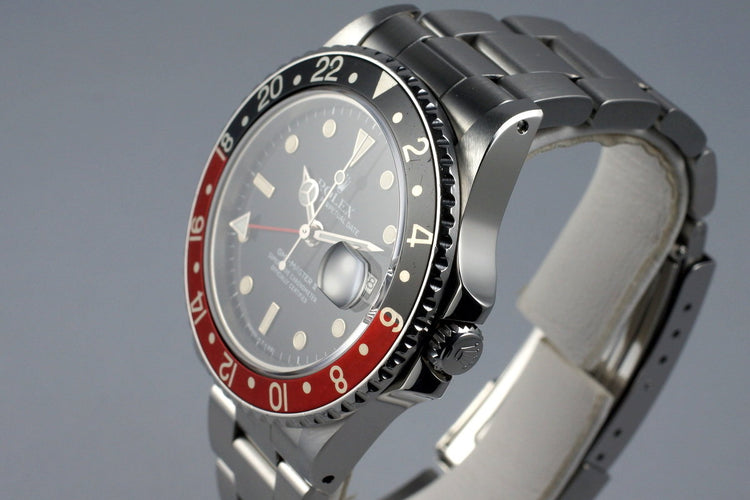 1986 Rolex Fat Lady GMT II 16760 with RSC Papers